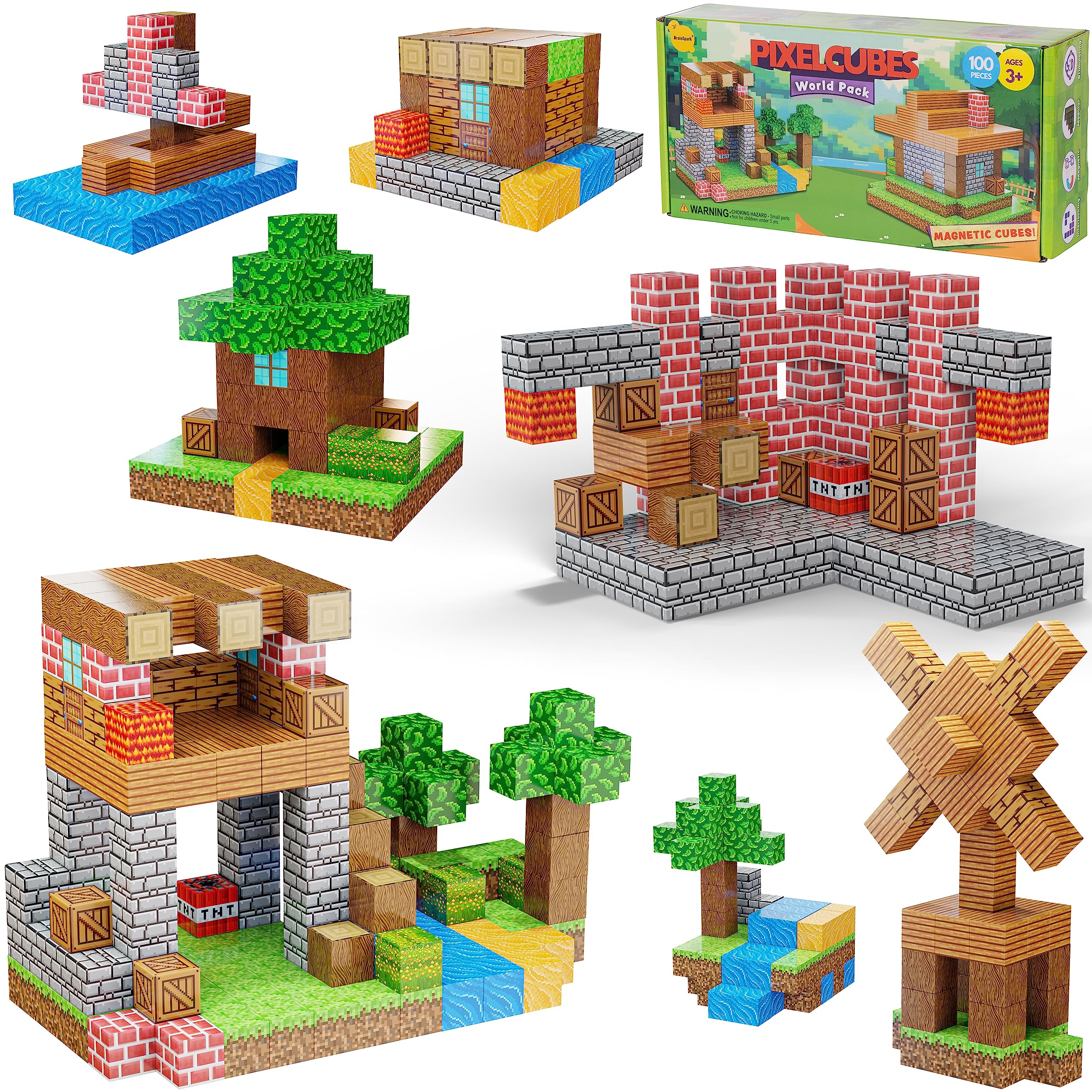 Minecraft Papercraft Overworld Minecraft Pack Build Set